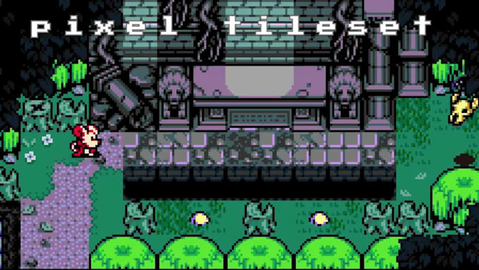 create topdown pixel art tileset isometric pixel art tileset tile map game asset