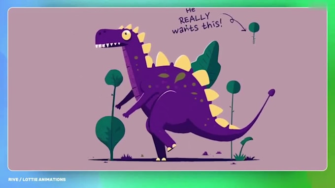 create  interactive rive animation, svg, lottle animation and gif