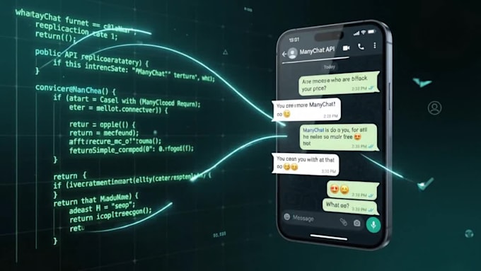 build ai manychat, whatsapp API , telegram bot