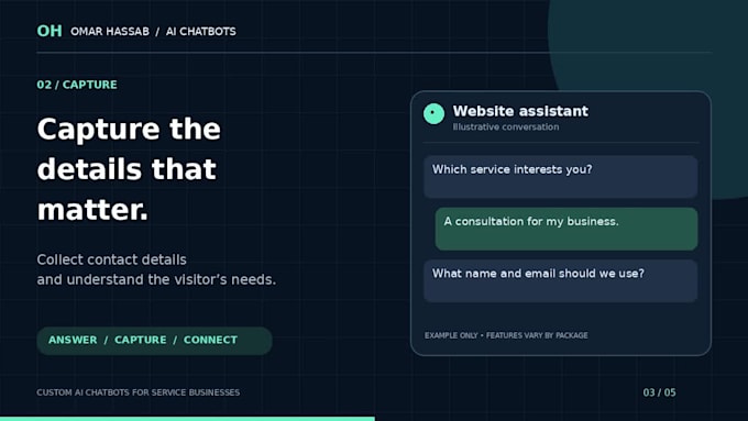 an ai chatbot for lead generation and appointment booking