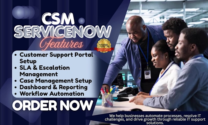 build servicenow csm workflow for customer support operations