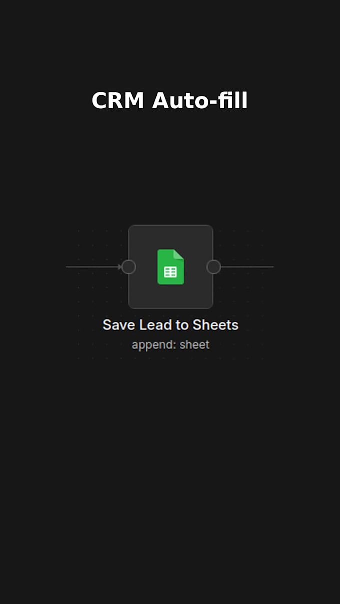 build n8n automation to sync google sheets, CRM and apis