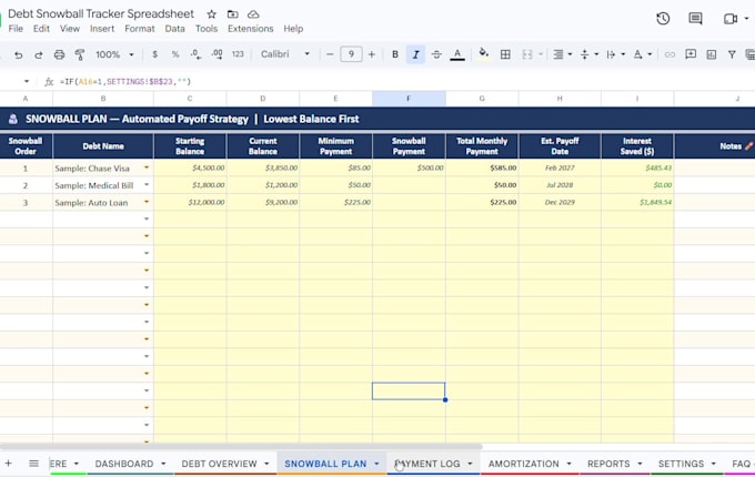build a custom budget spreadsheet in excel or google sheets