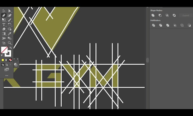 manually vector trace and redraw logo
