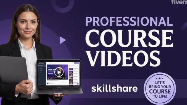 do video editing for online course training video educational course content
