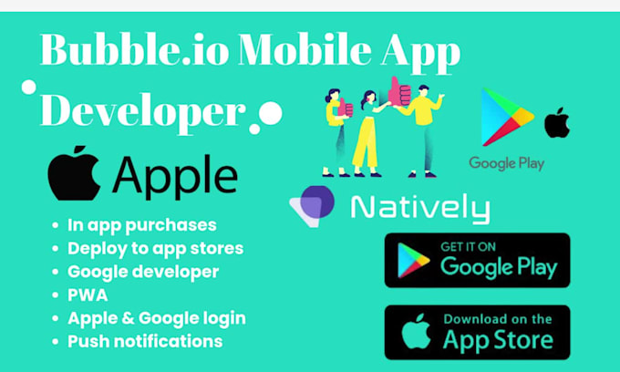 deploy pwa bubble io ios app store testflight bubble saas mvp app developer