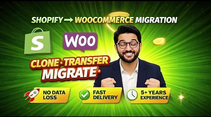 clone migrate and transfer ecommerce store to shopify