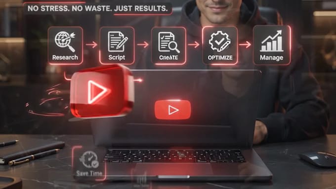 provide youtube automation, editing, scriptwriting and SEO