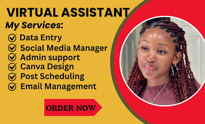 executive virtual assistant insta reels editor personal assistant data entry