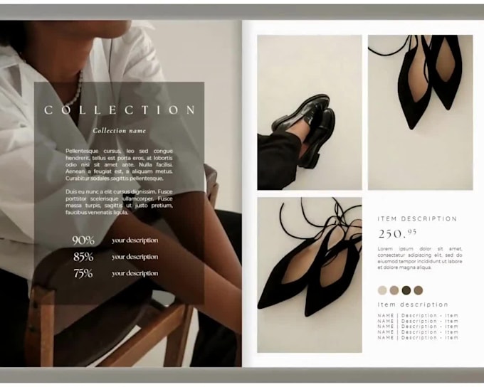 design catalog magazine brochure book layout