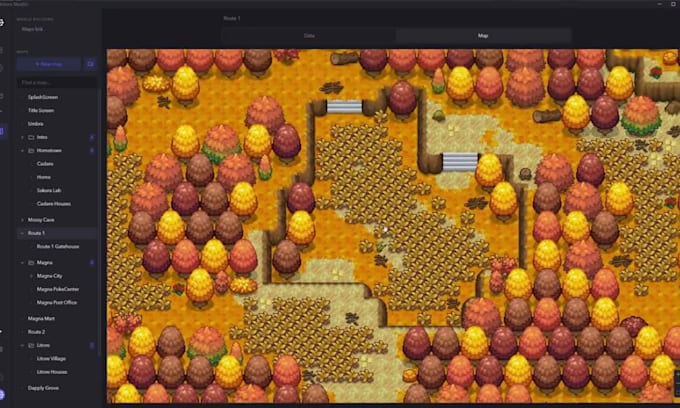 repaint, convert and create custom tiled maps in tiled for rpgmaker mv, mz games