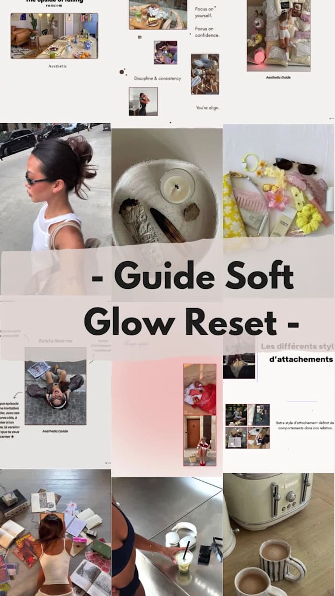 design a beautiful and aesthetic wellness journal for you