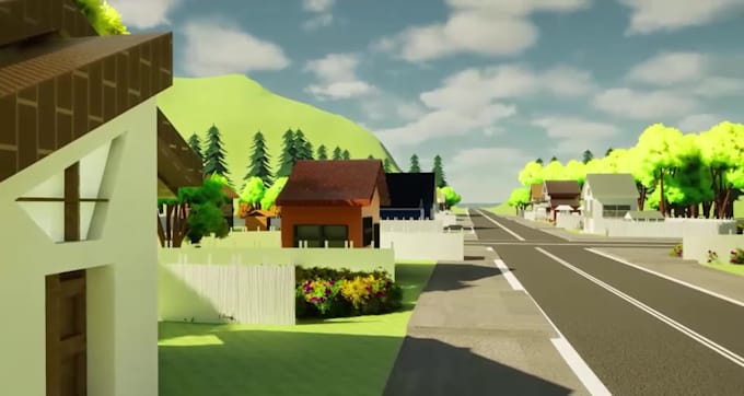 create 3d environment in blender or unreal engine 5