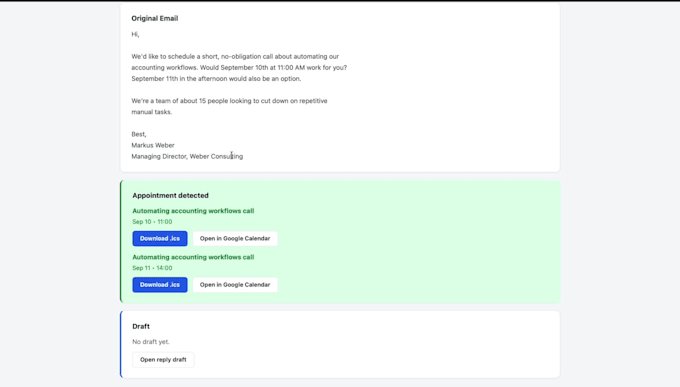build an ai assistant that organizes your business emails