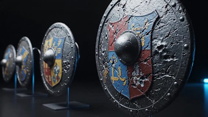 create custom 3d game props and assets for unity or unreal engine