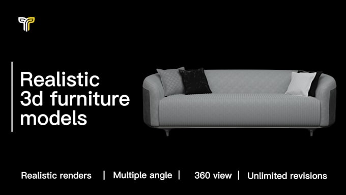 do 3d furniture modeling and rendering for ecommerce