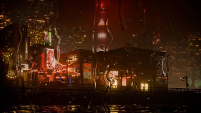 render detailed 3d environment in blender