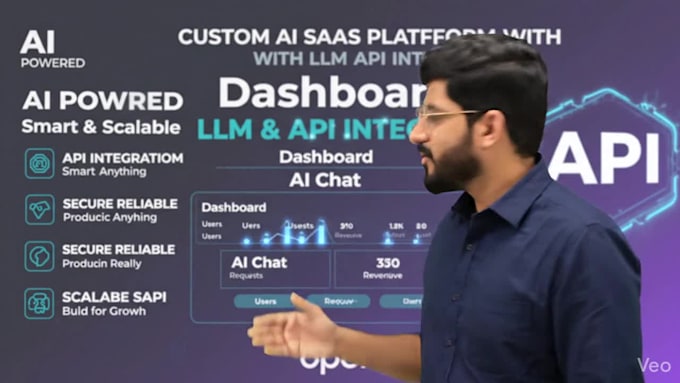 l develop a custom ai saas platform with llm and API integration