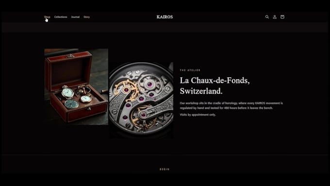 deliver a luxury shopify theme