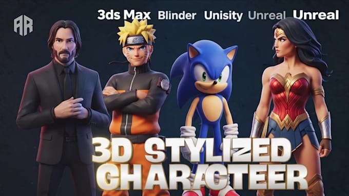 create a custom 3d character model