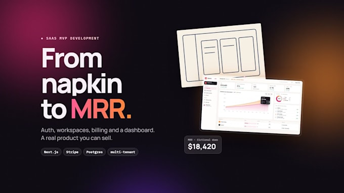 build your saas mvp with auth, billing and a dashboard