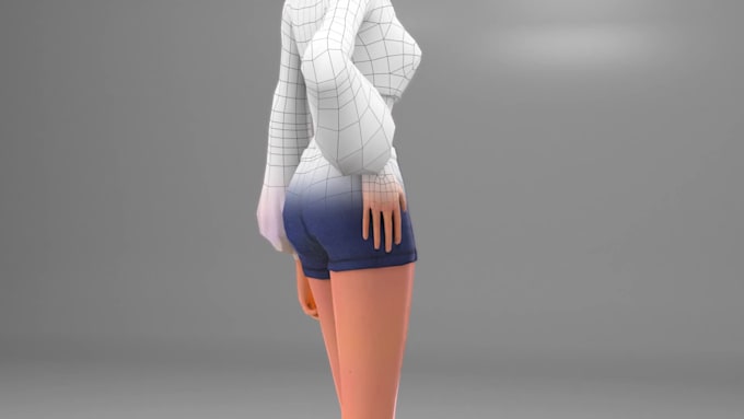 create unity low poly game characters and unity game in unity