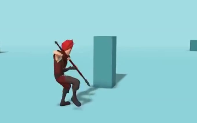 3d game character animation 3d rigging model unreal engine ue5 game animation