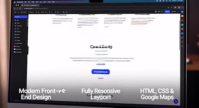 create professional responsive front end website