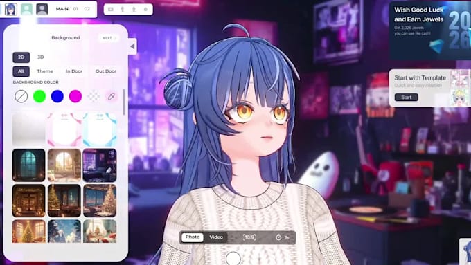 custom 3d ar vtuber avatars with face tracking for streamers, lens studio, arvr