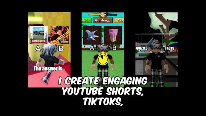 create engaging roblox youtube shorts and tiktok videos