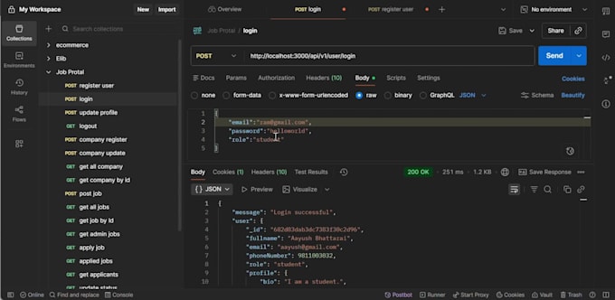 build, fix or optimize secure rest api in nodejs and express