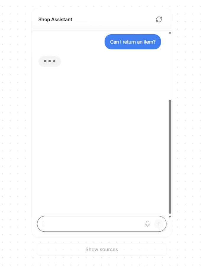 build an ai chatbot for your website or online store