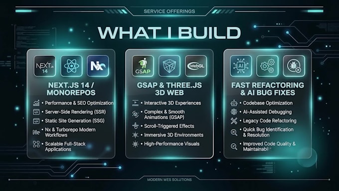 build performant nexjs web applications with tailwind and three js