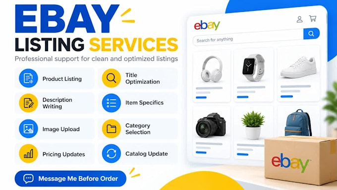 do ebay product listing