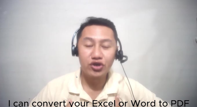 covert your excel or word file to PDF format