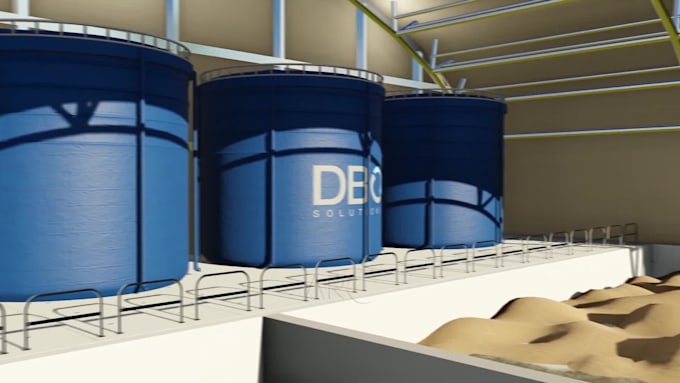 Warehouse 3d walkthrough video, industrial animation for factory ...