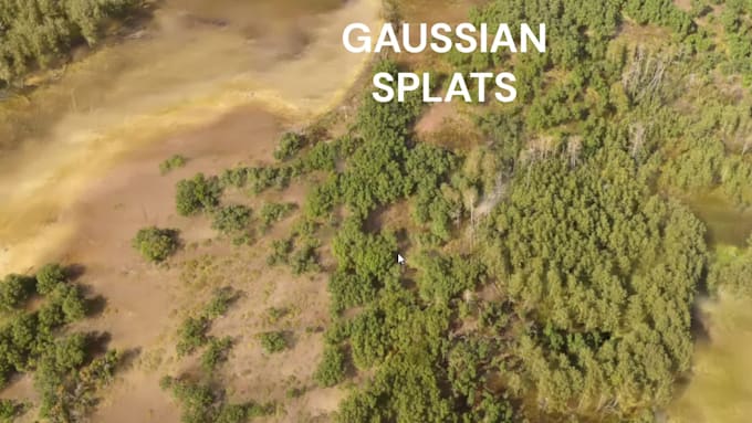 do drone photogrammetry, lidar processing, gaussian splatting