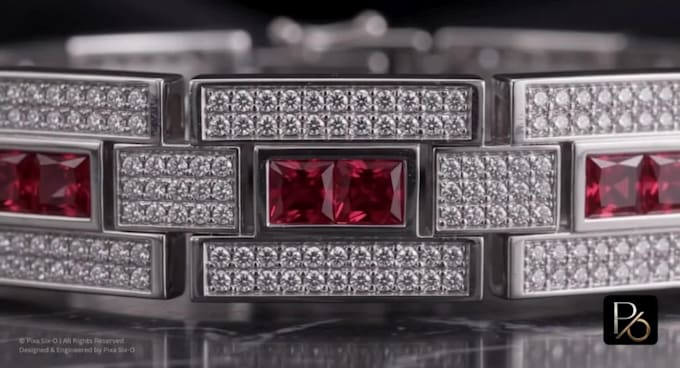 design custom bracelet jewelry cad and clasp models