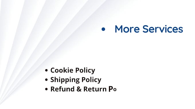 draft privacy policy, terms and cookie policy