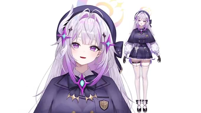design 3d vtuber model anime vtuber rigging live 2d vtuber model live2d rigging