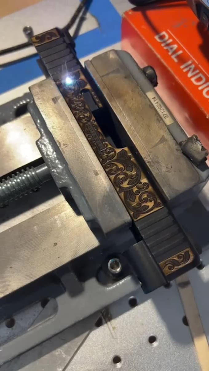 design vectors for firearm engraving in lightburn and ezcad