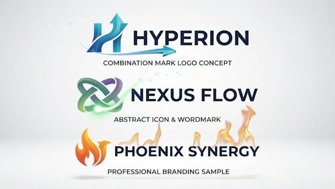 design modern combination mark and abstract logo design
