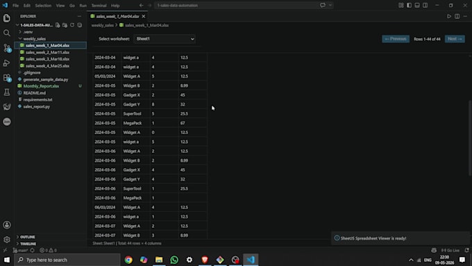 automate your monthly sales report with python
