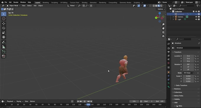 create 3d low poly custom characters ready for rigging, animation and game asset