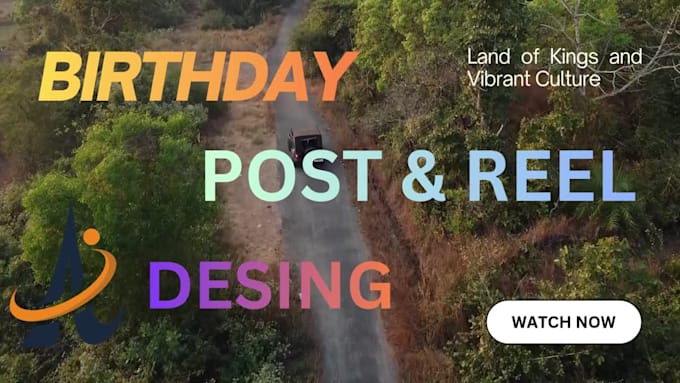 create  creative birthday post and reel