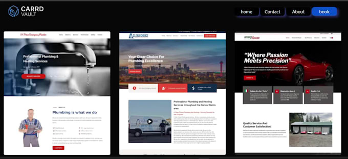 build a professional carrd landing page