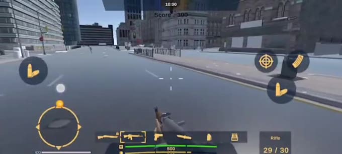 develop 3d battel game, sniper game, shooting game, like cod, battle royale