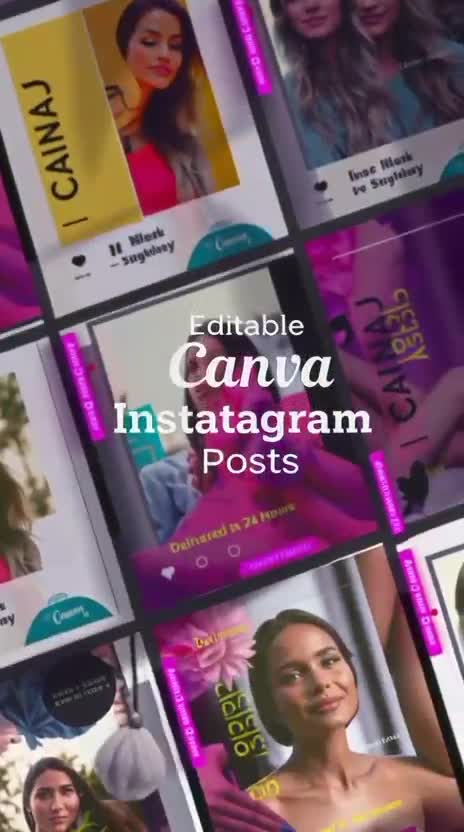 design instagram posts   in canva
