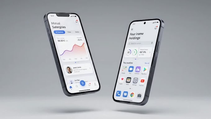 redesign outdated mobile app screenshots for ios, android, playstore, app store