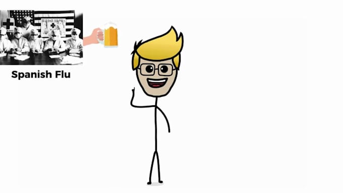 create 2d stickman animation explainer videos